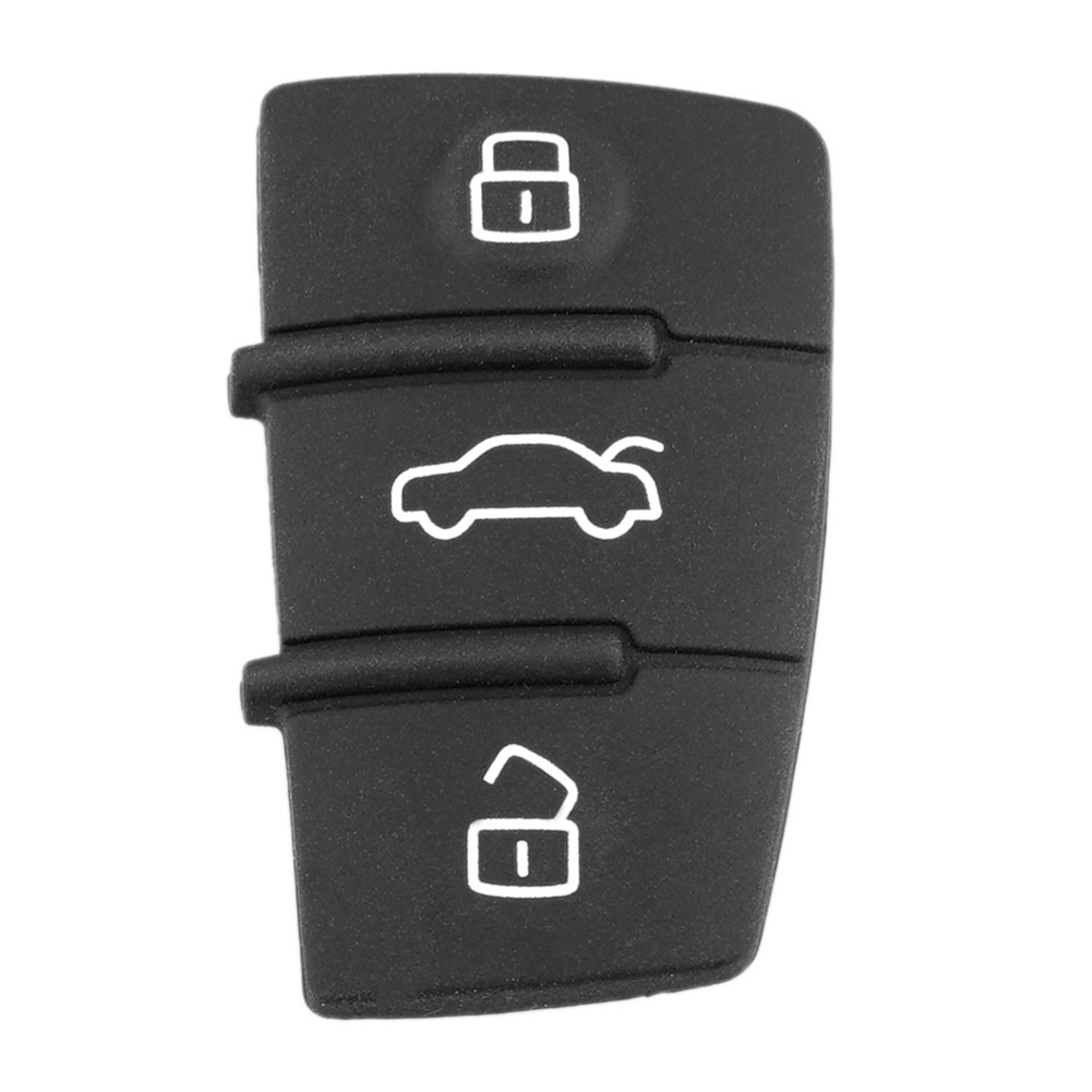 

3-Button Replacement Key Fob Case Rubber Pad for Audio A1 S1 A3 S3 A6 RS6, 501 Original