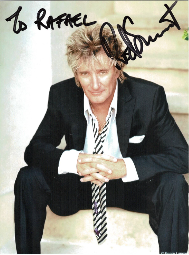 Rod Stewart signed autographed Photo Poster painting! AMCo! 15696