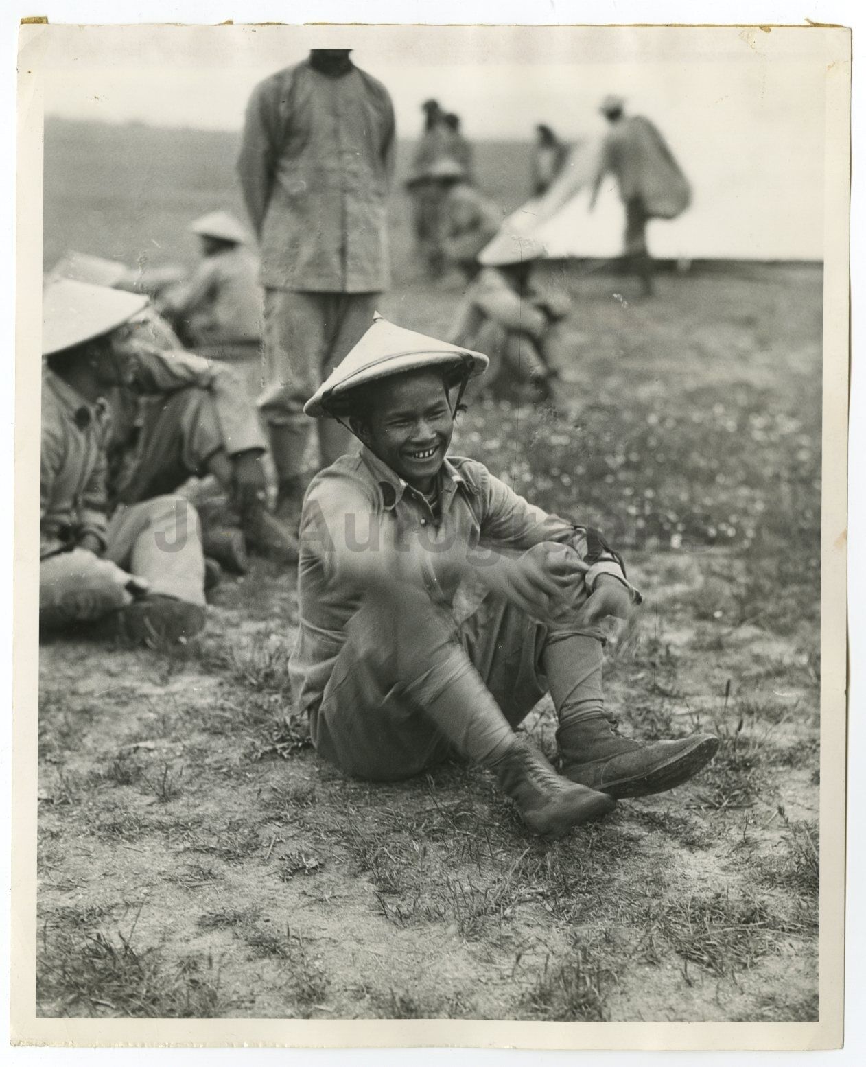 World War I - Vintage 8x10 Publication Photo Poster paintinggraph - Asian Soldiers