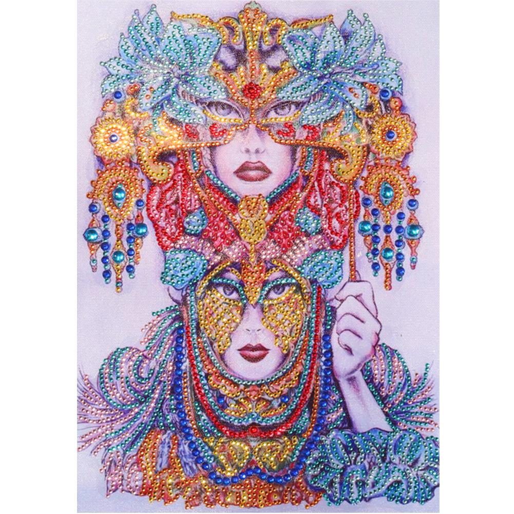 

False Face - Special Shaped Diamond Painting - 30*40CM, 501 Original