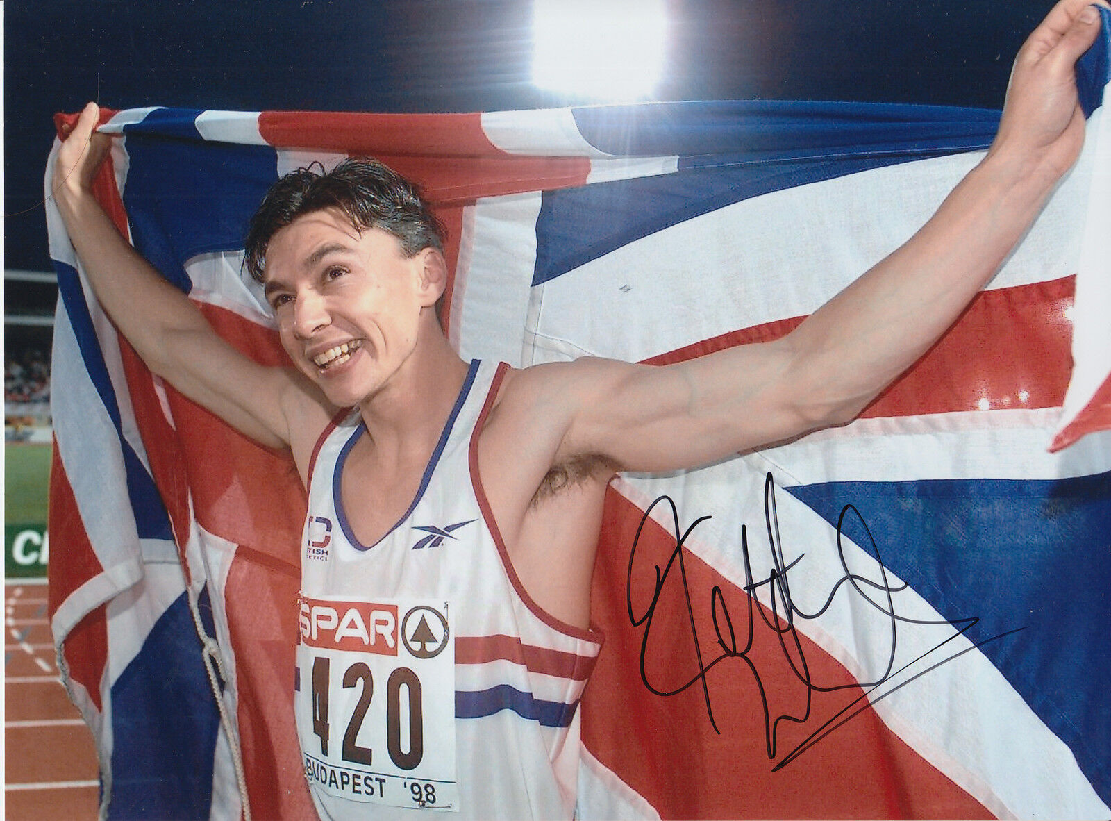 Jonathan Edwards Hand Signed Olympics 10x8 Photo Poster painting Great Britain 1.