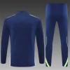 Real Madrid 25-26 1/4 Zip Tracksuit Royal Blue Retro Version Chandal