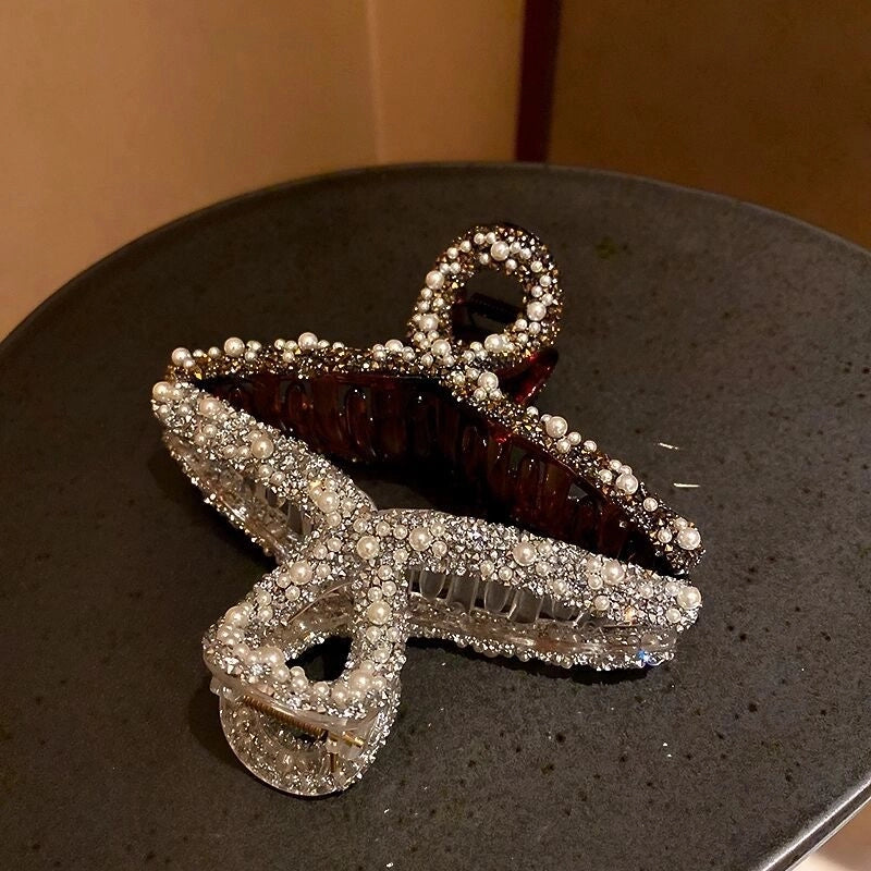 Retro Geometric Artificial Pearl Handmade Artificial Pearls Hair Band 1 Piece