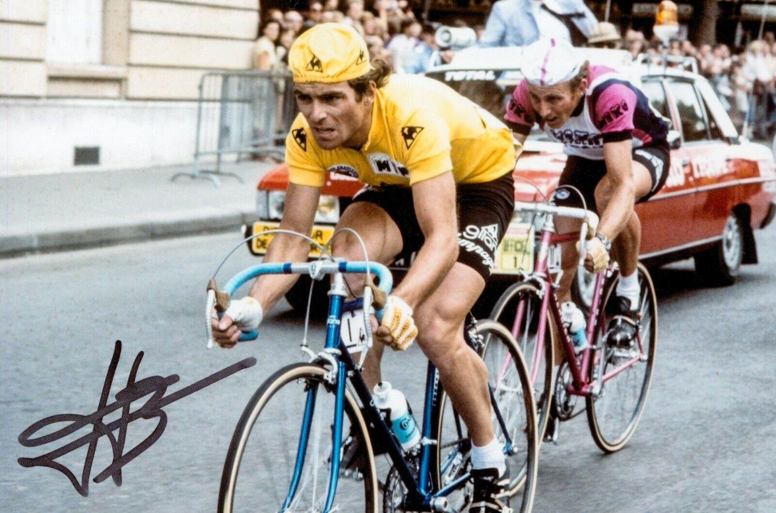 Bernard Hinault Signed 6x4 Photo Poster painting Tour De France Cycling Genuine Autograph + COA