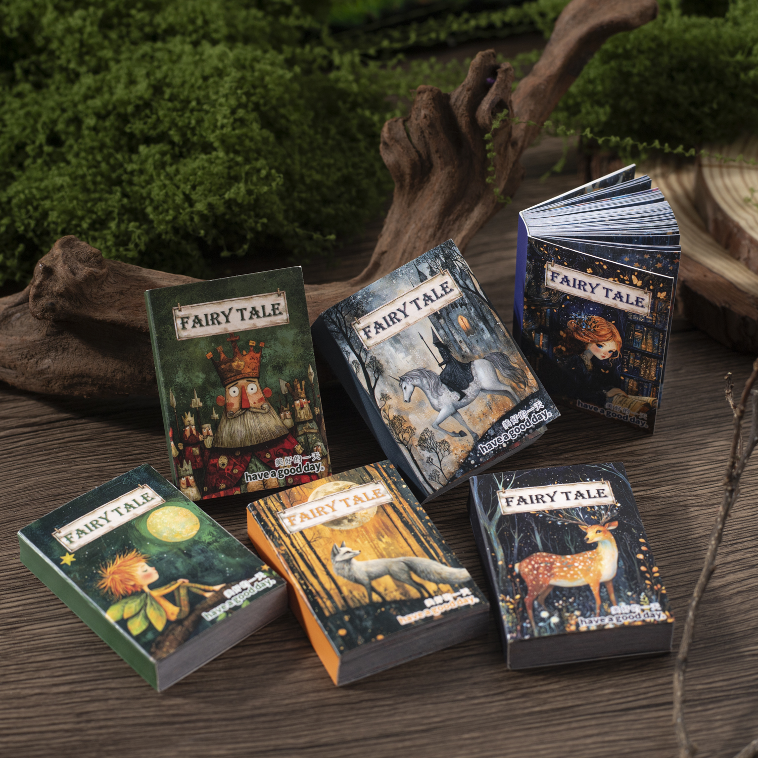 미니 스티커북 - 동화 시리즈 빈티지 캐릭터