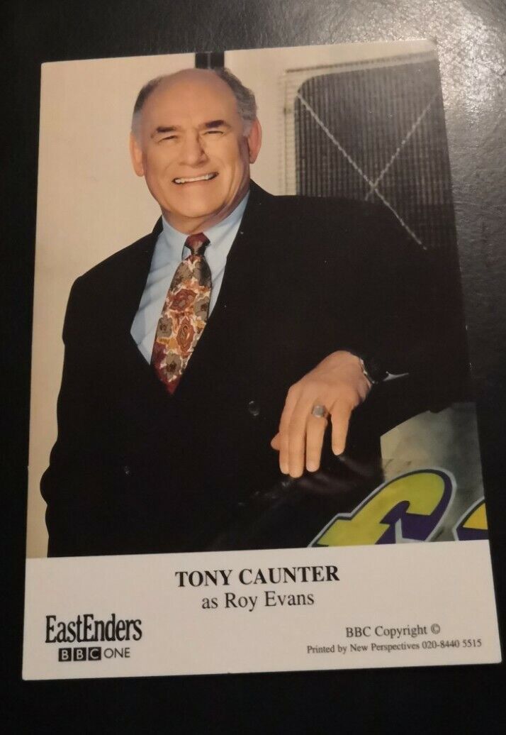 EASTENDERS UNSIGNED CAST CARD OF TONY CAUNTER