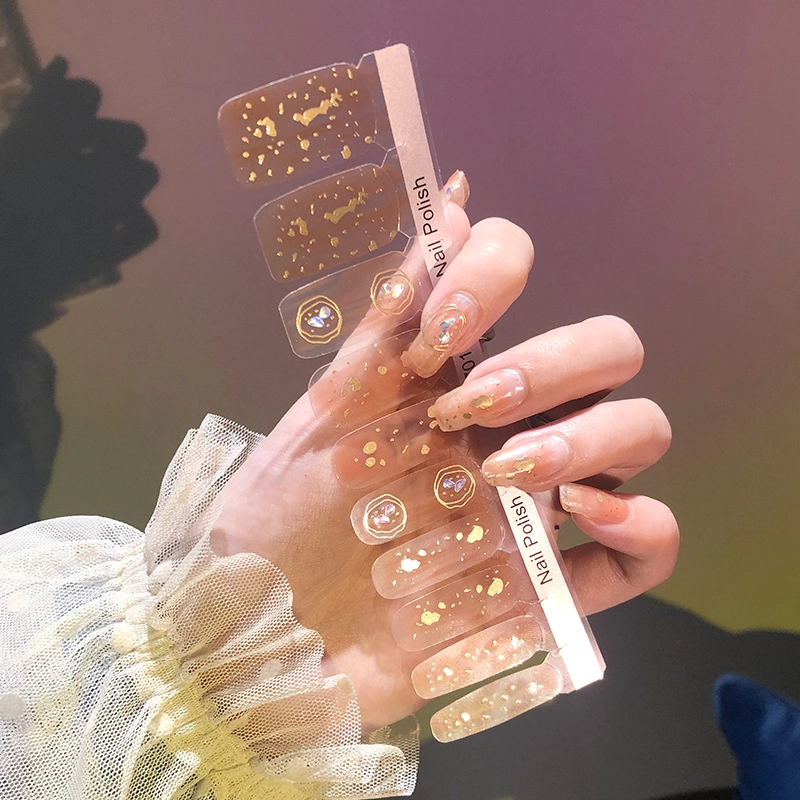 Minimalist Starry Sky Heart Shape Butterfly Resin Nail Decoration Accessories 1 Piece