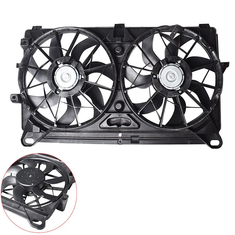 SEBLAFF Car Radiator Cooling Fan Assembly Replacement for 05-06 Avalanche 1500/2500 05-06 Silverado 1500/1500HD/2500/3500 GM3115212 622230 620-652