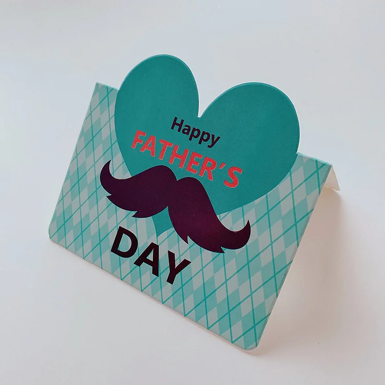 Happy Father's Day Beard Card Handwritten Card Warm Gift Card For Dad