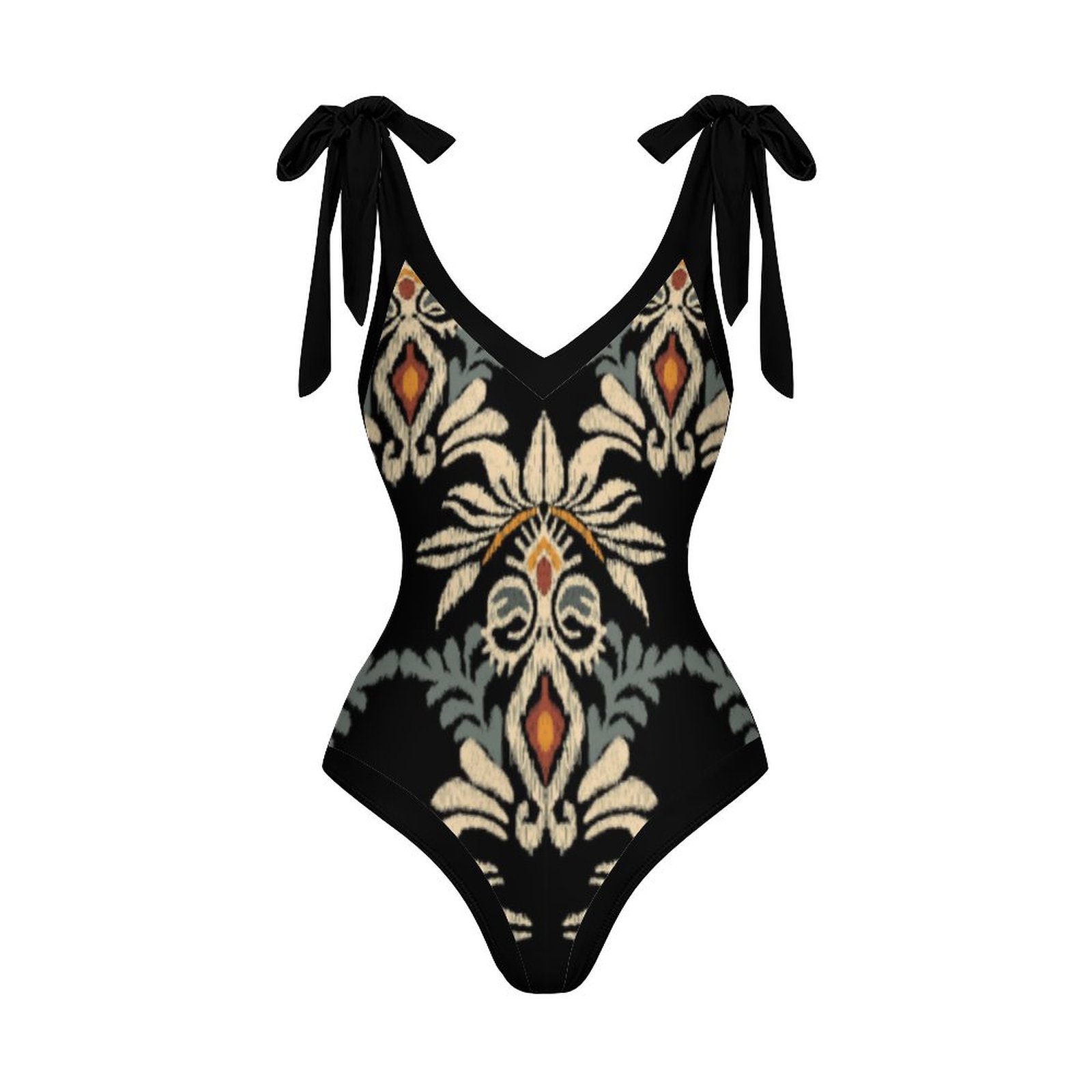 Rotimia Casual Printed One-Piece Swimsuit And Cover Up