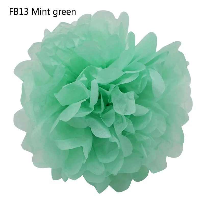 5PCS Handmade 6 (15CM) Tissue Paper Pom Poms Paper Flower Ball For Home Garden Party Wedding Birthday&Wedding Car Decoration