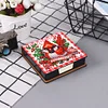 (US Local)5D DIY PU Cardinal Diamond Painting Notecard Box Gem Art Sticky Note Holder
