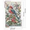 (40*60cm)Christmas Bird - Full Round Drill Diamond Painting