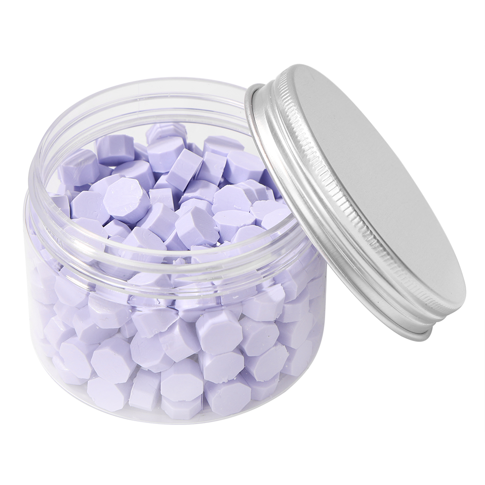 

200pcs Octagonal Wax Seal Beads Smoke Purple - Wax Seal Stamp, 501 Original