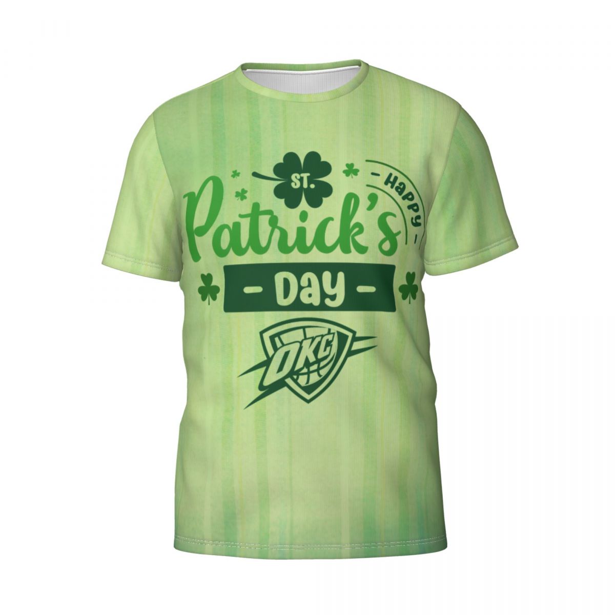 Oklahoma City Thunder Happy Patrick's Day Quote Short-Sleeve Men's T-Shirt