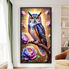 (40*70cm)Owl - Full Round Drill Diamond Painting