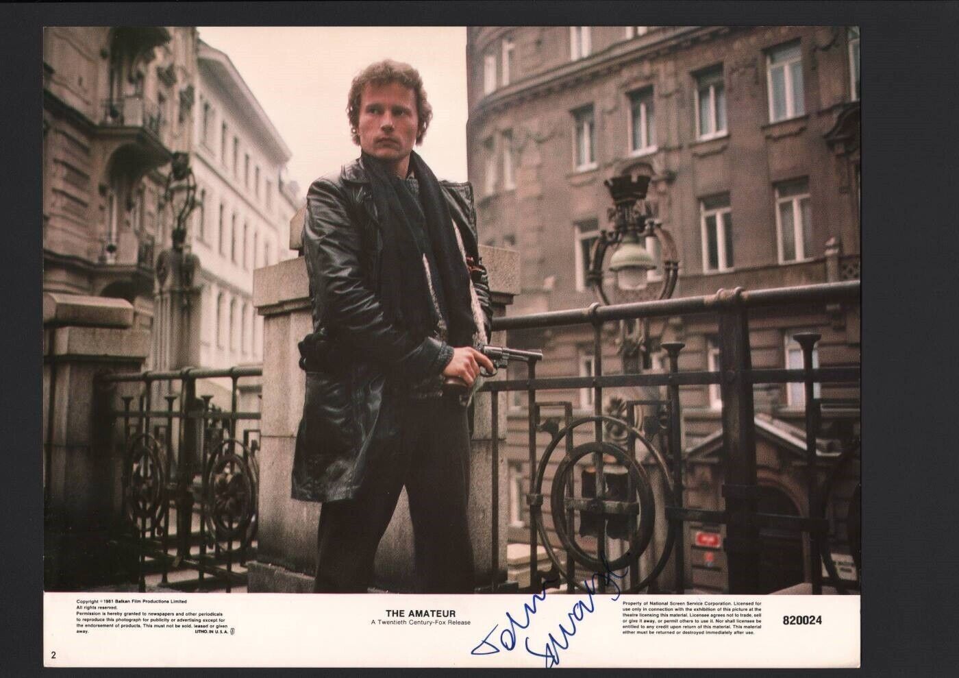 John Savage - Signed Autograph Lobby Card - The Amateur