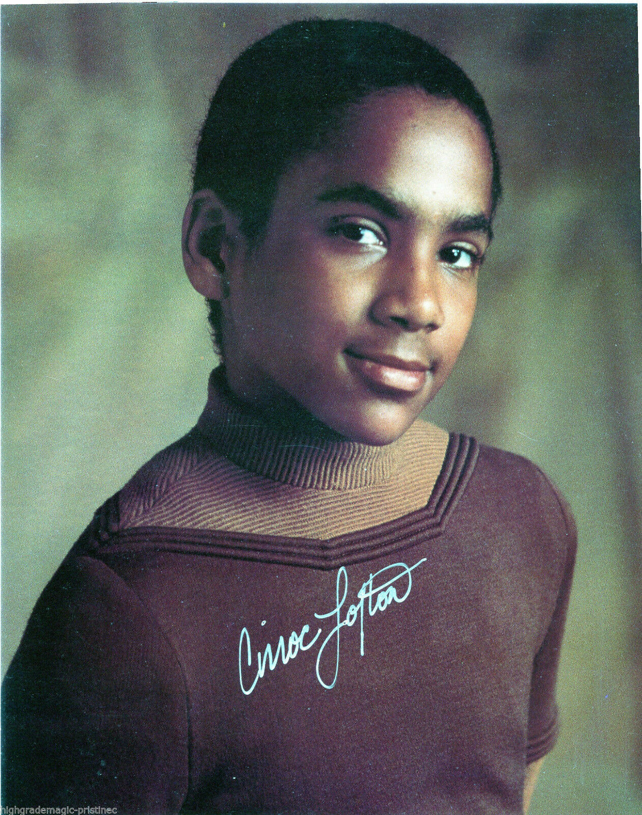 CIRROC LOFTON SIGNED AUTOGRAPH 8X10 AS JAKE SISKO