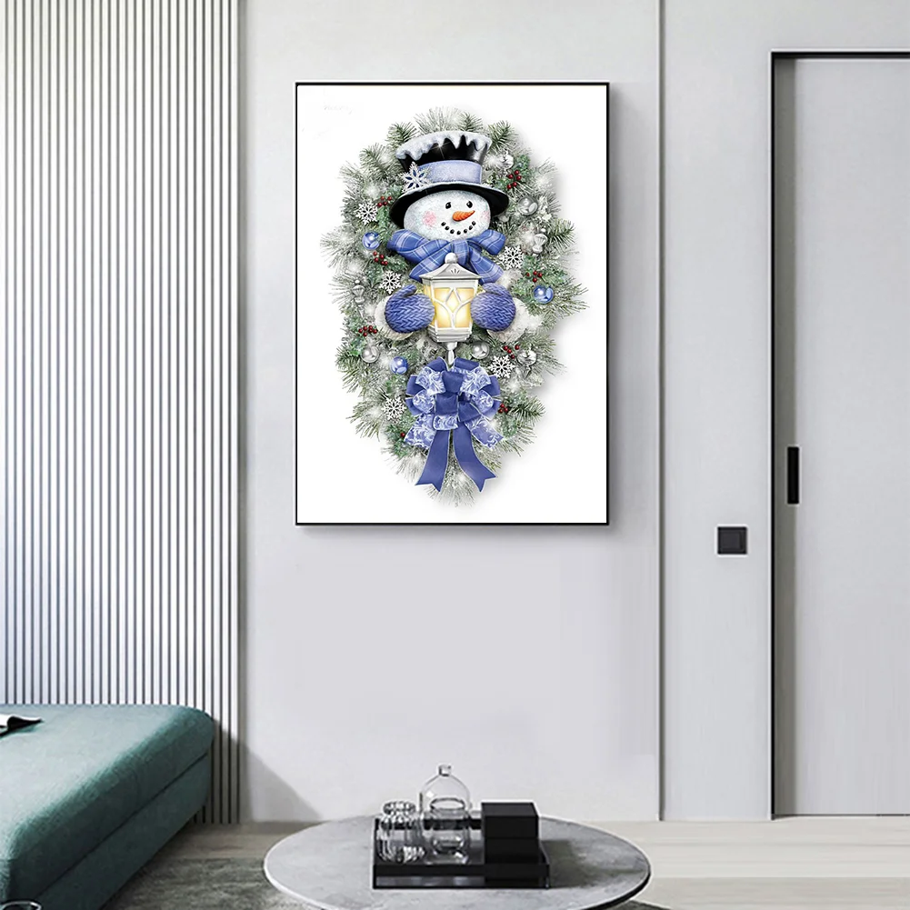 Diamond Painting - Full Round Drill - Snowman(40*60cm)