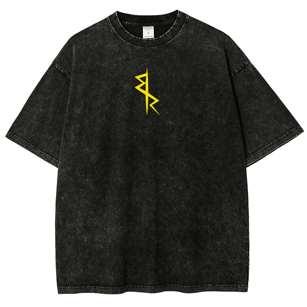 Cyberpunk Edgerunner Unisex Fit Washed T-Shirt 25 9  66