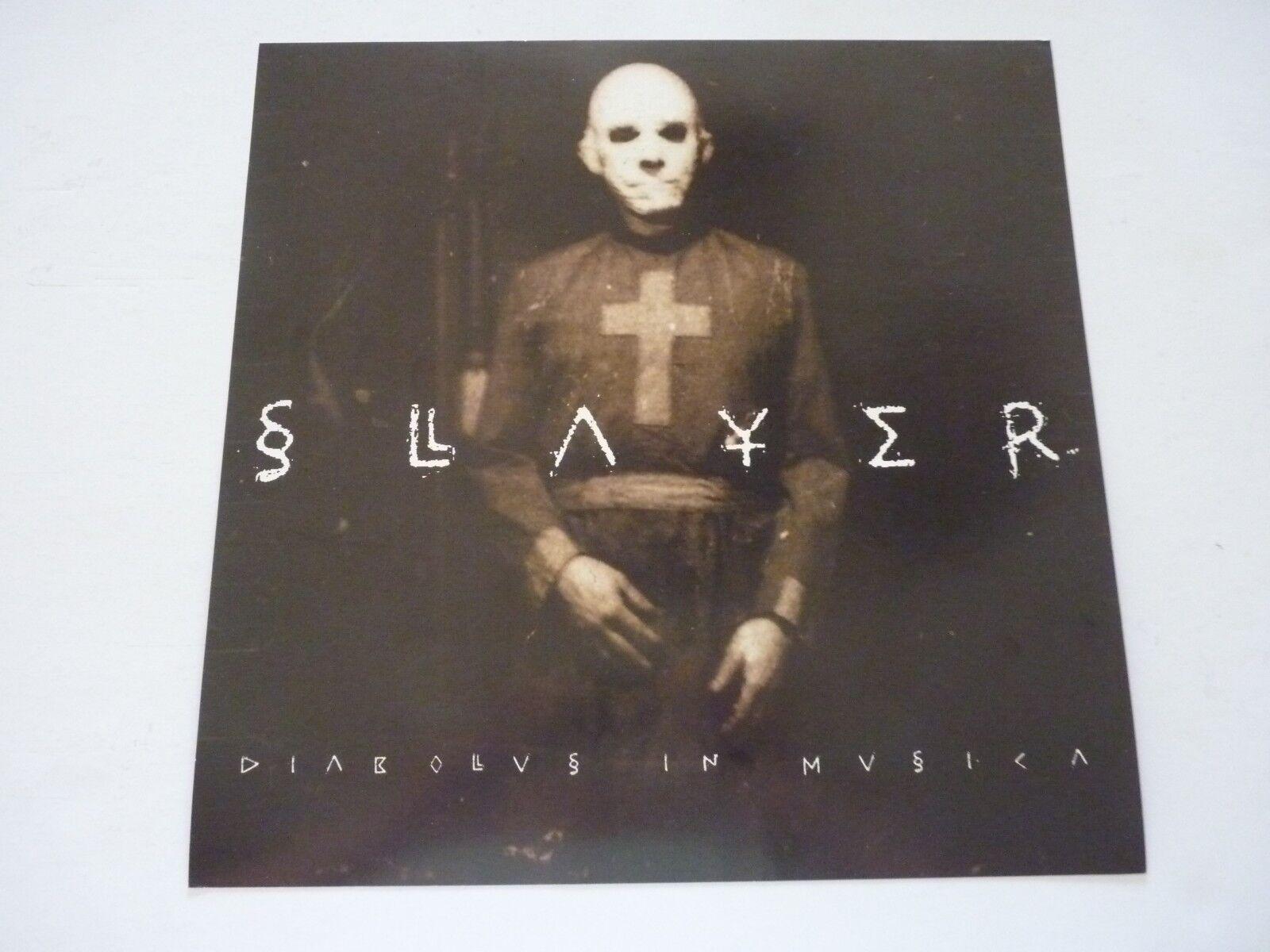 Slayer Diabolus In Musica LP Record Photo Poster painting Flat 12x12 Poster