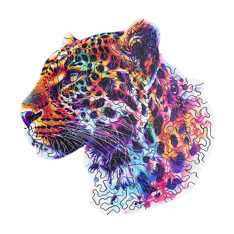 ROBOTIME Fancy Leopard Wooden Jigsaw Puzzle | Robotime Online