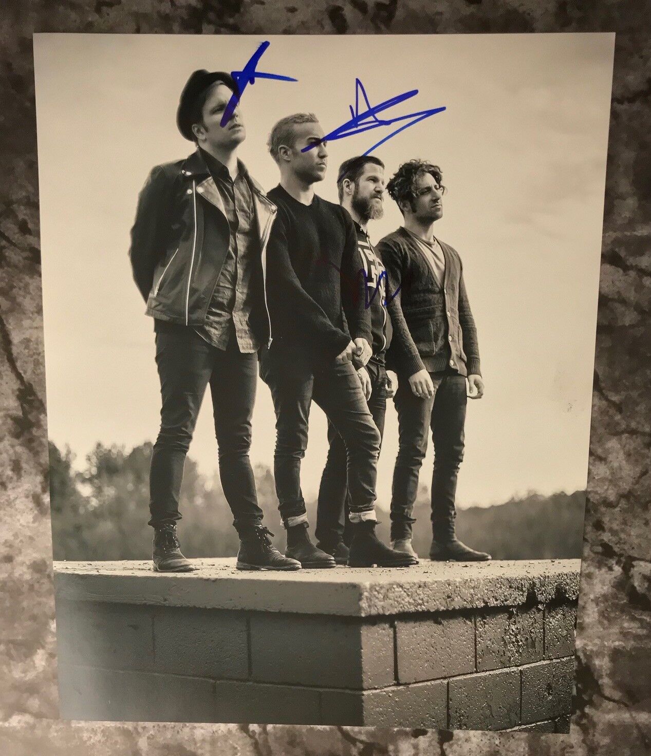 GFA Patrick Stump, Andy & Pete Wentz * FALL OUT BOY * Signed 11x14 Photo Poster painting F4 COA