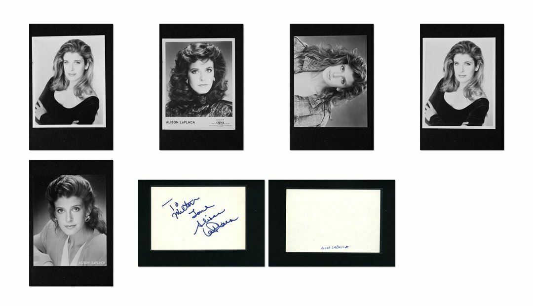 Alison La Placa - Signed Autograph and Headshot Photo Poster painting set - Friends