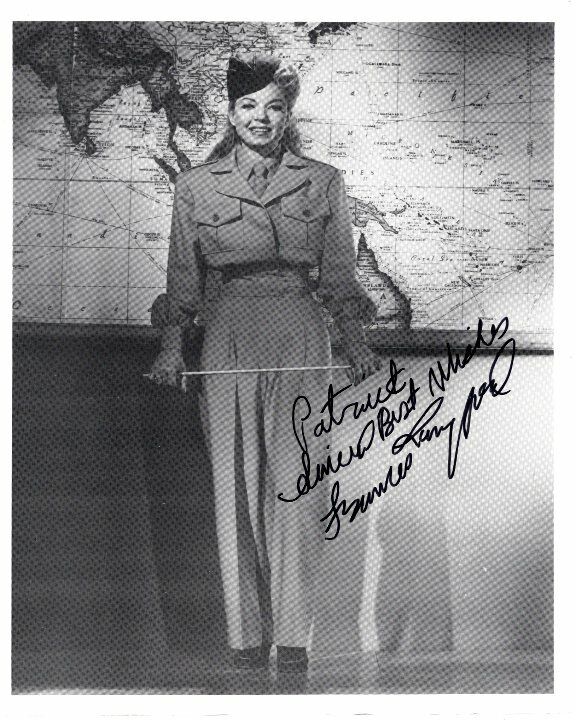 FRANCES LANGFORD Autographed Signed Photo Poster paintinggraph - To Patrick