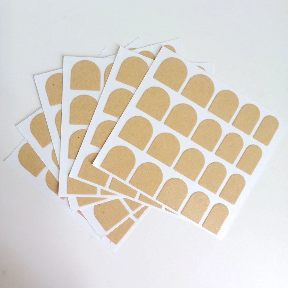 1/3/5/10/20 Sheets DIY Nail Art Double Sided Self Adhesive Sticker For Fake Nails Sticker Tape Glue Tool-Nail Inspo
