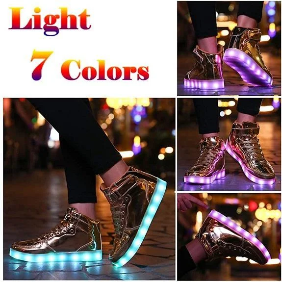 Hugoiio™ USB chargering Led Shoes Light Up Sneakers