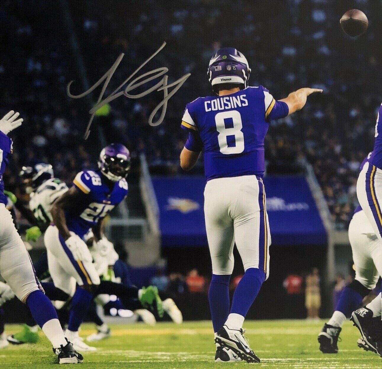 Kirk Cousins Autographed Signed 8x10 Photo Poster painting ( Vikings ) REPRINT