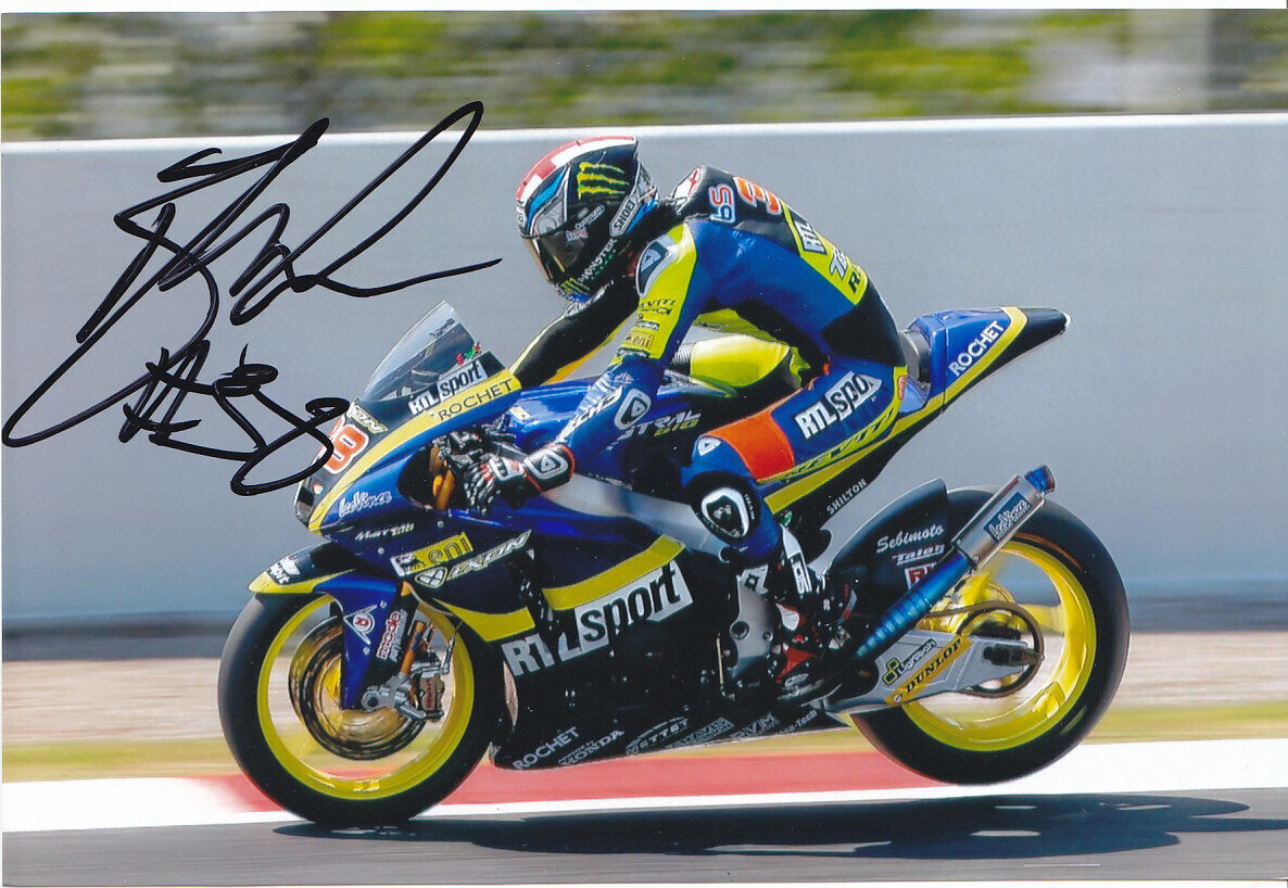 xx BRADLEY SMITH Signed Moto2 TECH3 RACING Colour Photo Poster painting (B)