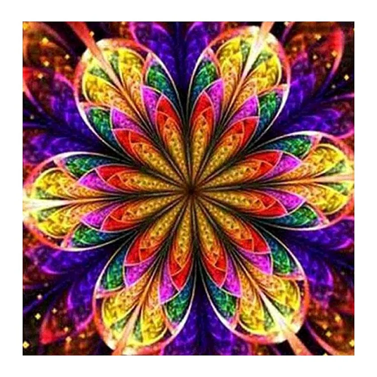 Color Geometry Round Full Drill Diamond Painting 30X30CM(Canvas) gbfke