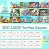 2027-2028 Two-Year Diamond Painting Calendar Kit, 13 Exquisite Multicolor Butterfly And Floral Illustrations, Large Size Desk Calendar, Mosaic Art Coil-Bound Desktop Planner