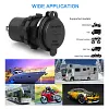 60W Car Motorcycle Charger 12V/24V QC 4.0 Type C QC 3.0 USB Fast Charging Socket
