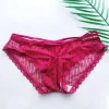 Men's Sexy Transparent Ultra Thin Lace Briefs