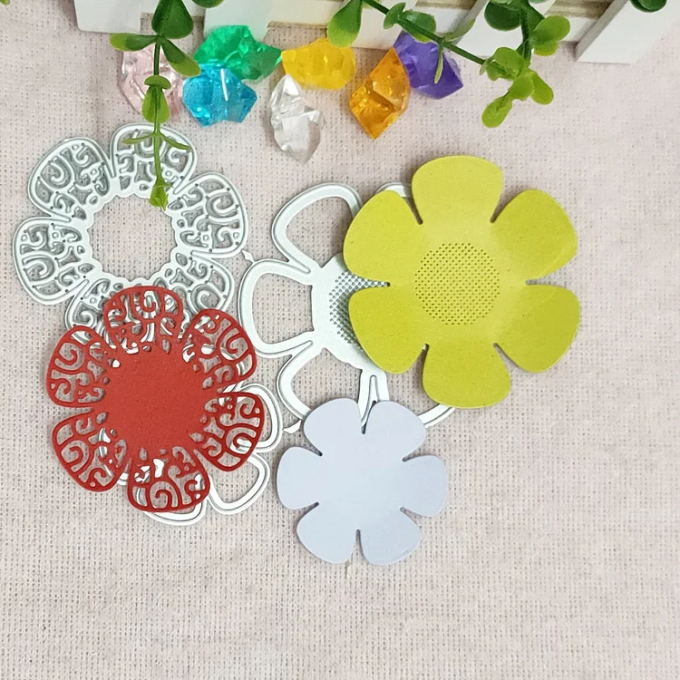 Fresh Chrysanthemums Flowers craft die metal cutting die scrapbook stamp carving paper card stamping DIY die