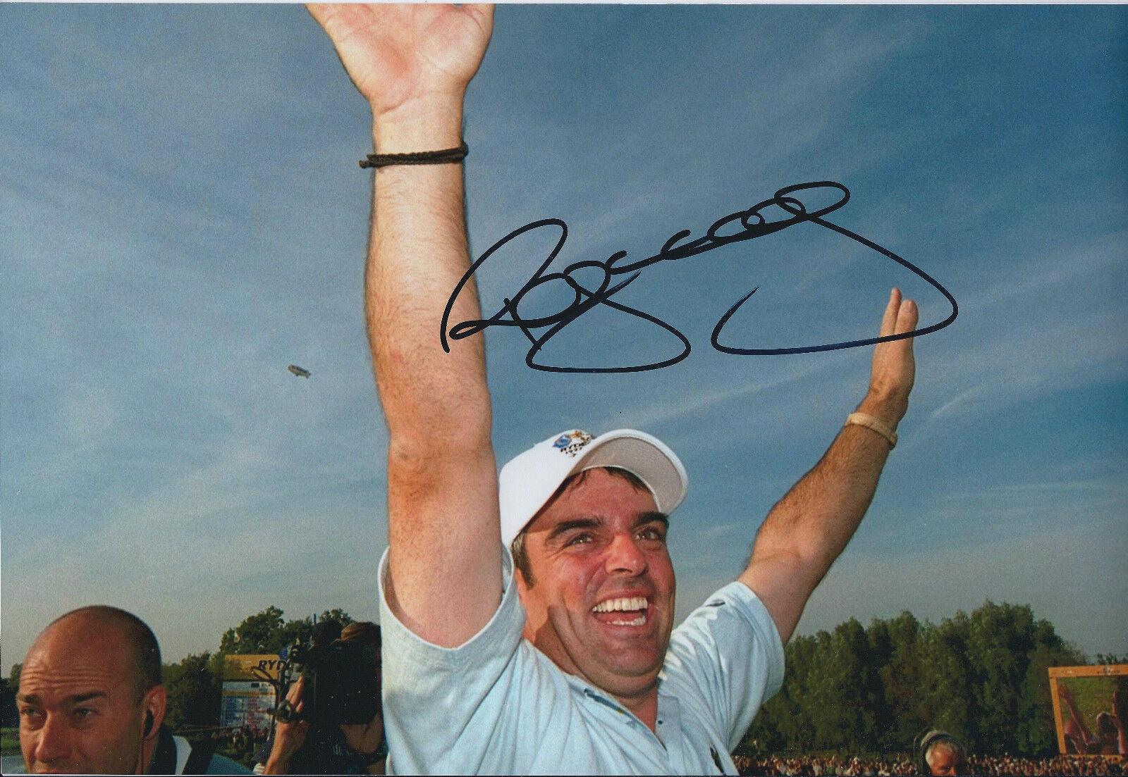 Paul McGINLEY SIGNED AUTOGRAPH 12x8 Photo Poster painting AFTAL COA Ryder Cup The Belfry 2002