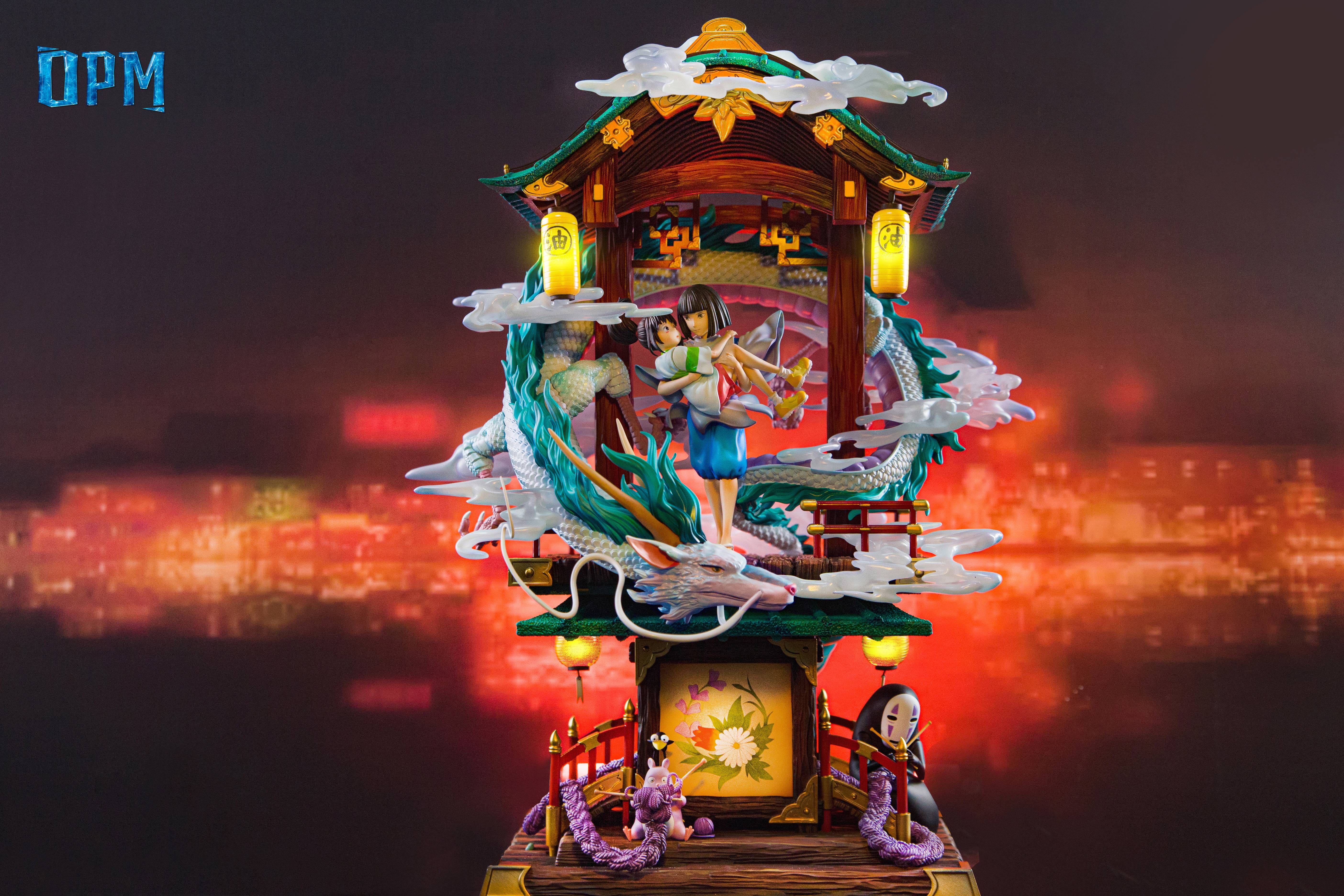 OPM Studio - Studio Ghibli - Spirited Away with LED Statue(GK)-