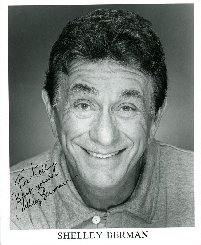 Comedy Legend SHELLEY BERMAN Signed Photo Poster painting