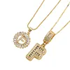 ✨Collier avec pendentif lettre de l'alphabet en or💕
