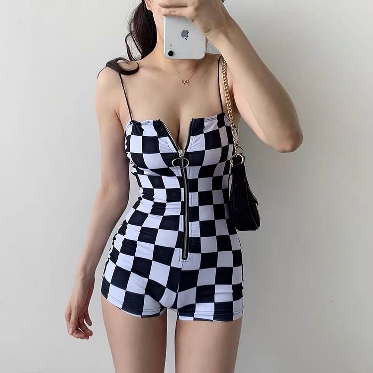 Checks Mini Bodysuit