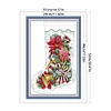 Gabriel Of The Christmas Stocking - 16CT Stamped Cross Stitch 37*52cm/14.57*20.47in