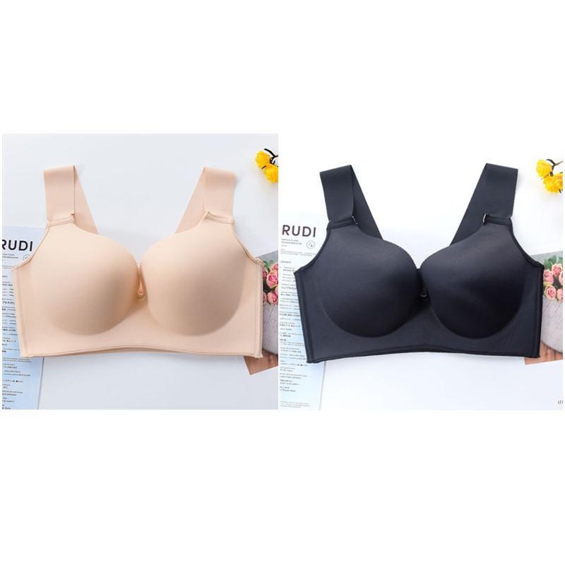  thdmladies Seamless Active Bra Wireless Pad Vest Large Size Thin Cup Full Coverage Large Stretch Bra thedmladies