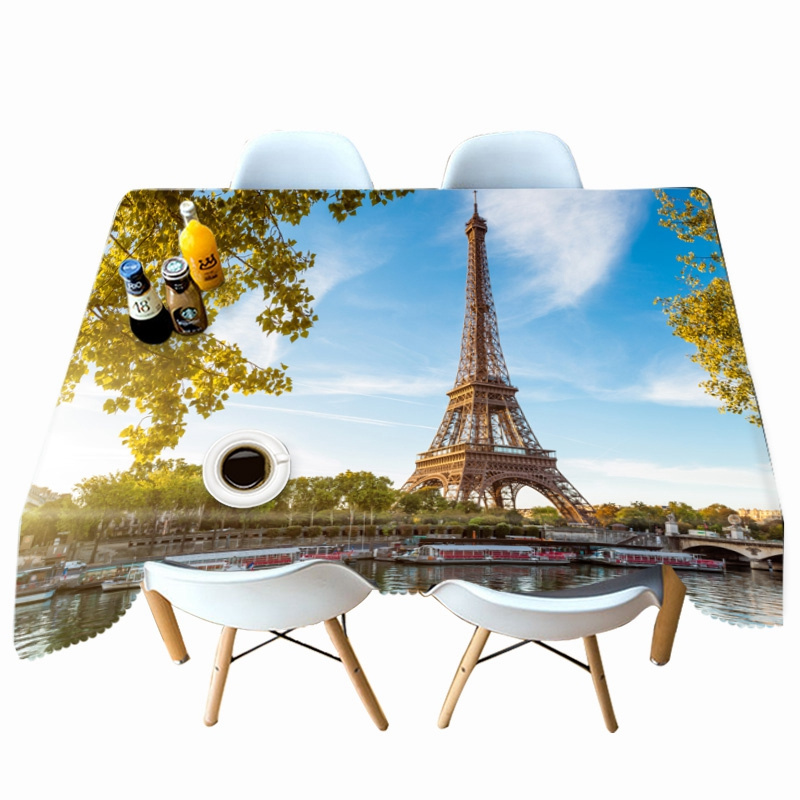 

Historical Buildings - 3D Tablecloth, 140*180cm, 501 Original
