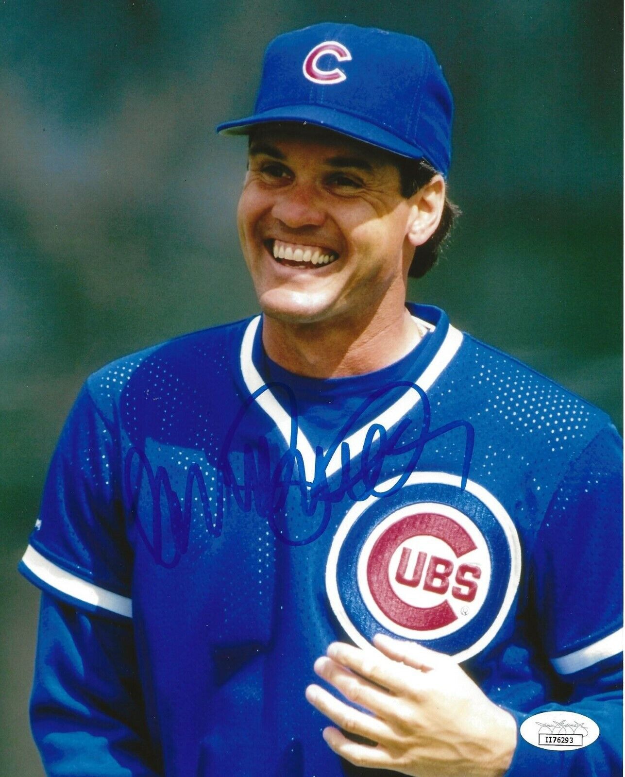 Ryne Sandberg signed Chicago Cubs 8x10 Photo Poster painting autographed 4 JSA