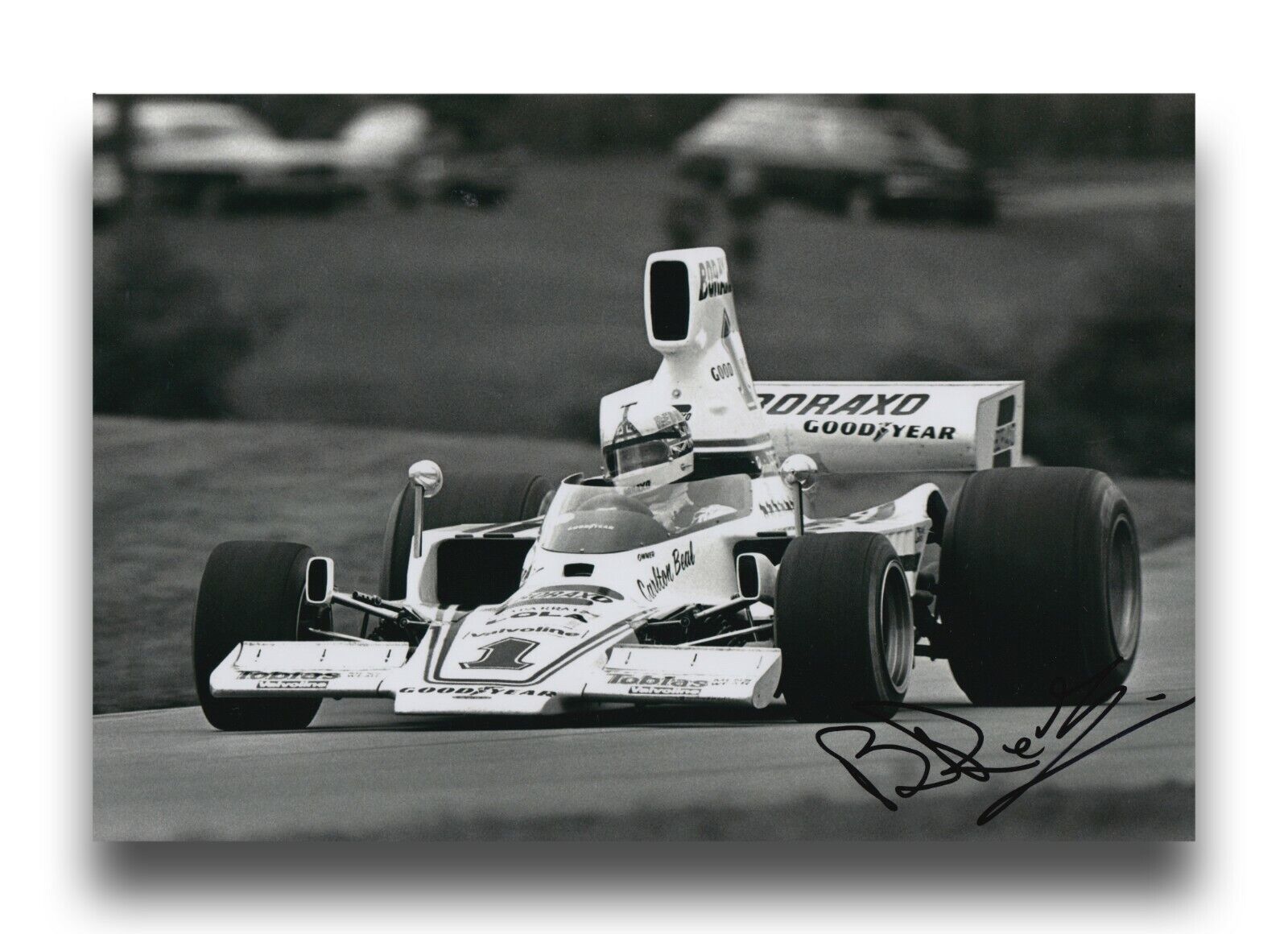 BRIAN REDMAN HAND SIGNED 12X8 Photo Poster painting - LOLA - F1 AUTOGRAPH 1.