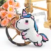 Bead Embroidery - 2Pcs Horse Bead Cross Stitch Keychain Kit
