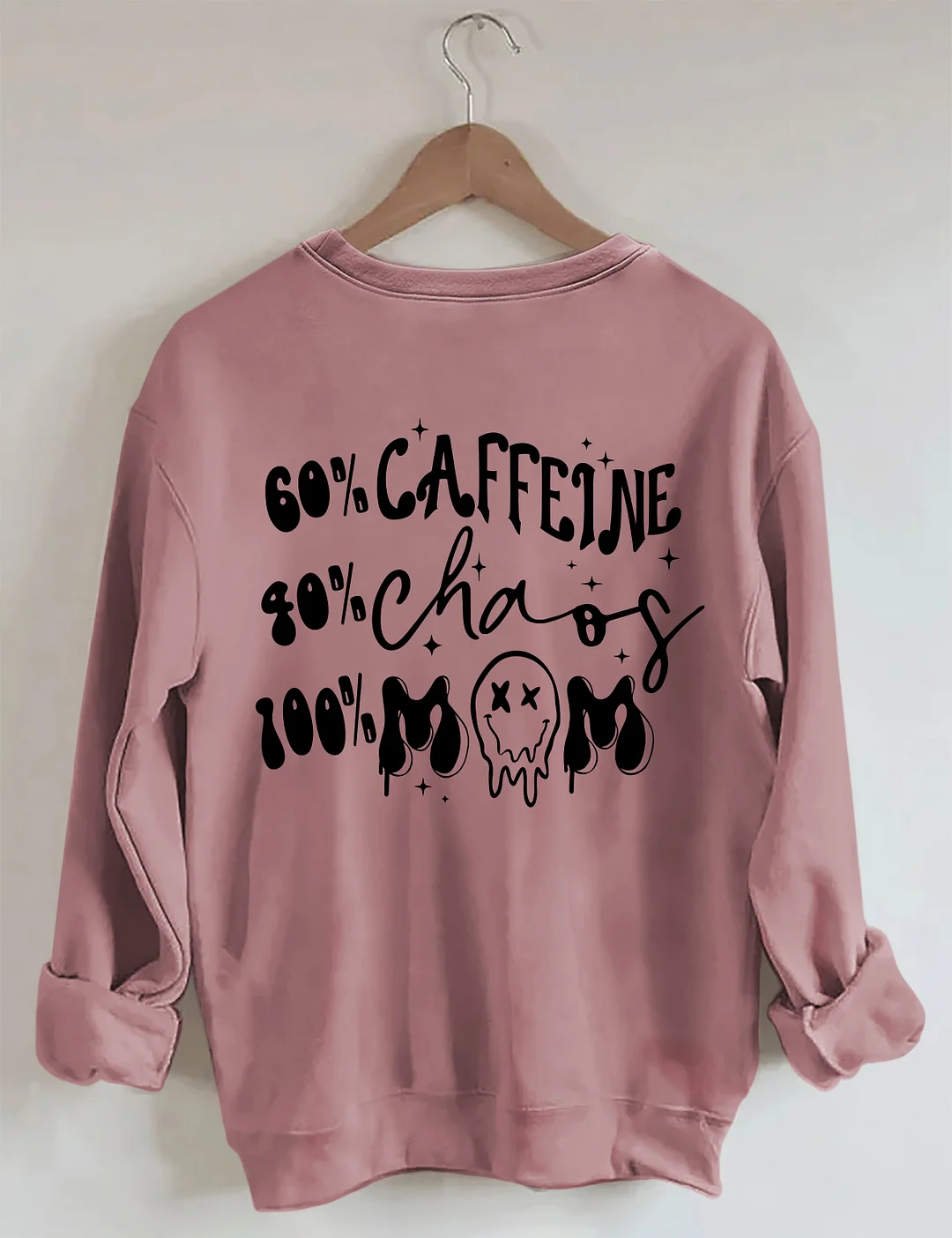 Caffeine And Chaos Mom Sweatshirt